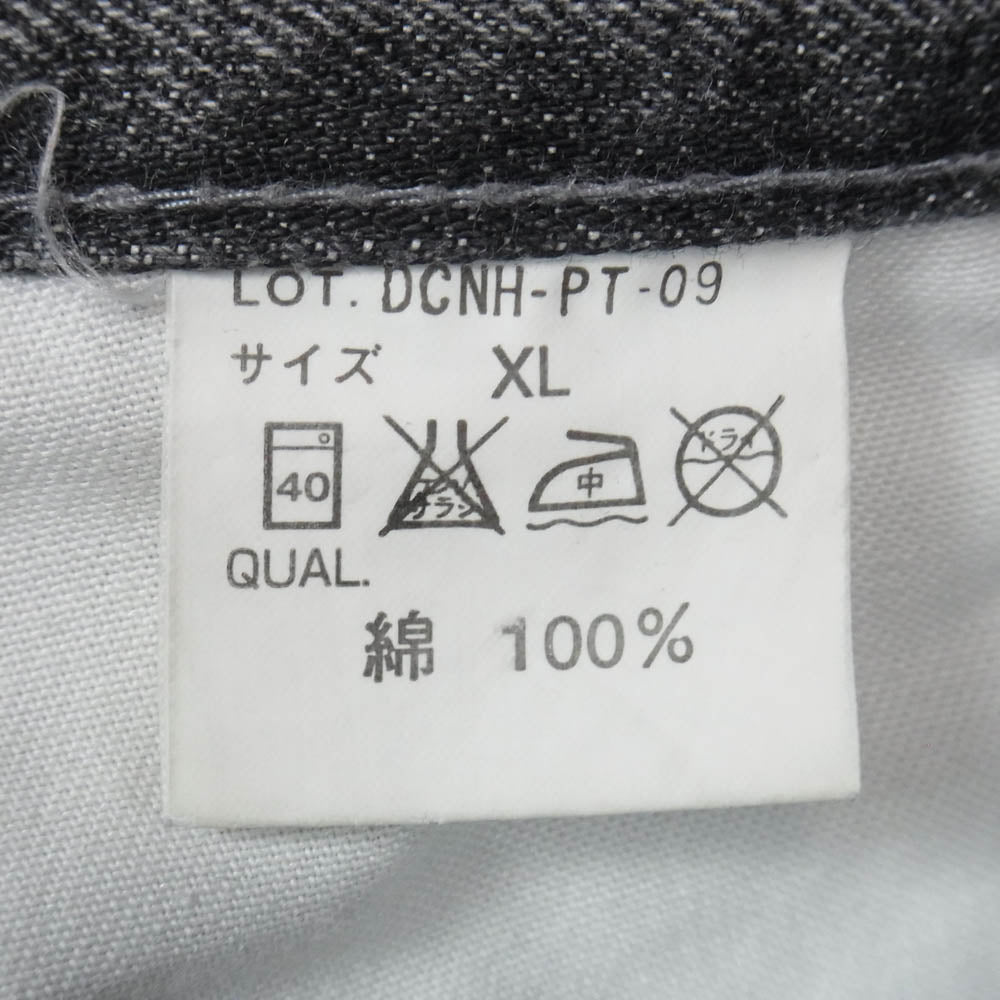 NEIGHBORHOOD ネイバーフッド DCNH-PT-10 BASIC ベーシック SAVAGE サベージ ダメージ加工 ブラック デニムパンツ ブラック系 XL【中古】
