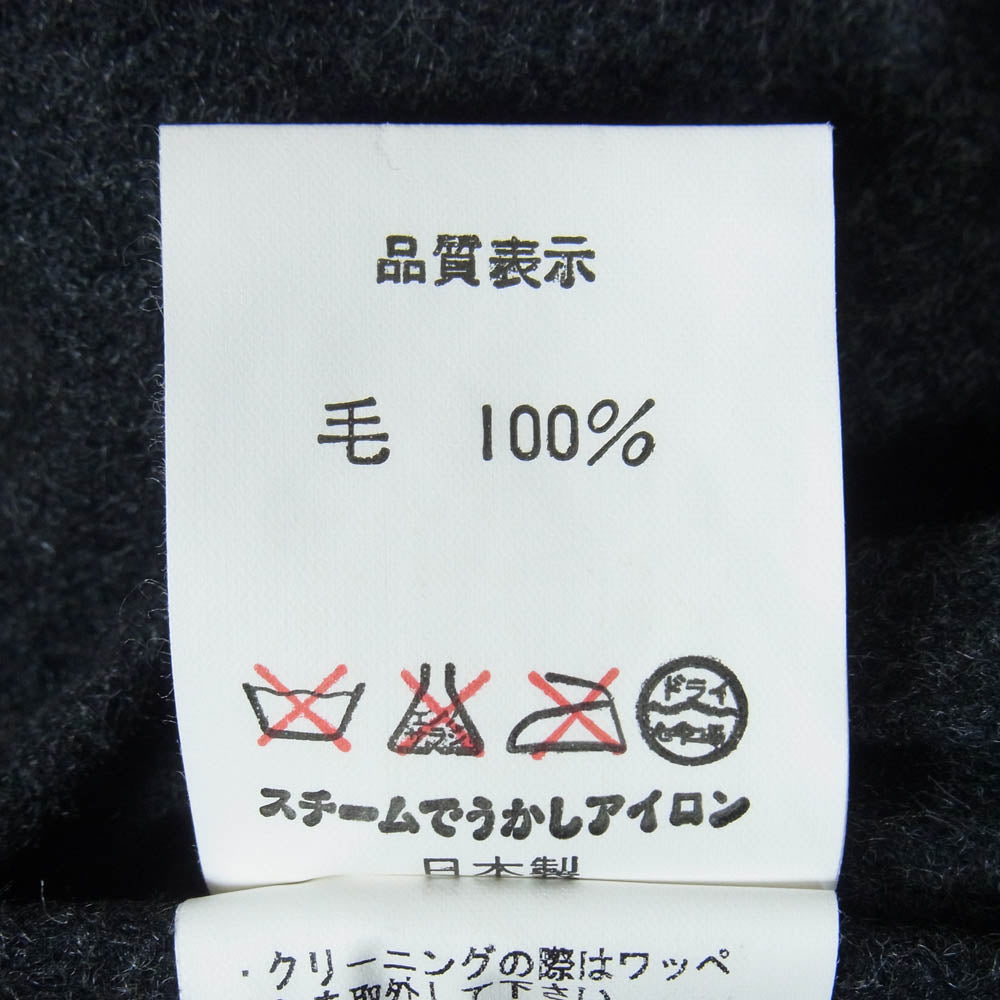 A BATHING APE アベイシングエイプ 00s GORE WINDSTOPPER メルトン ウール ジャケット ダークグレー系 L【中古】
