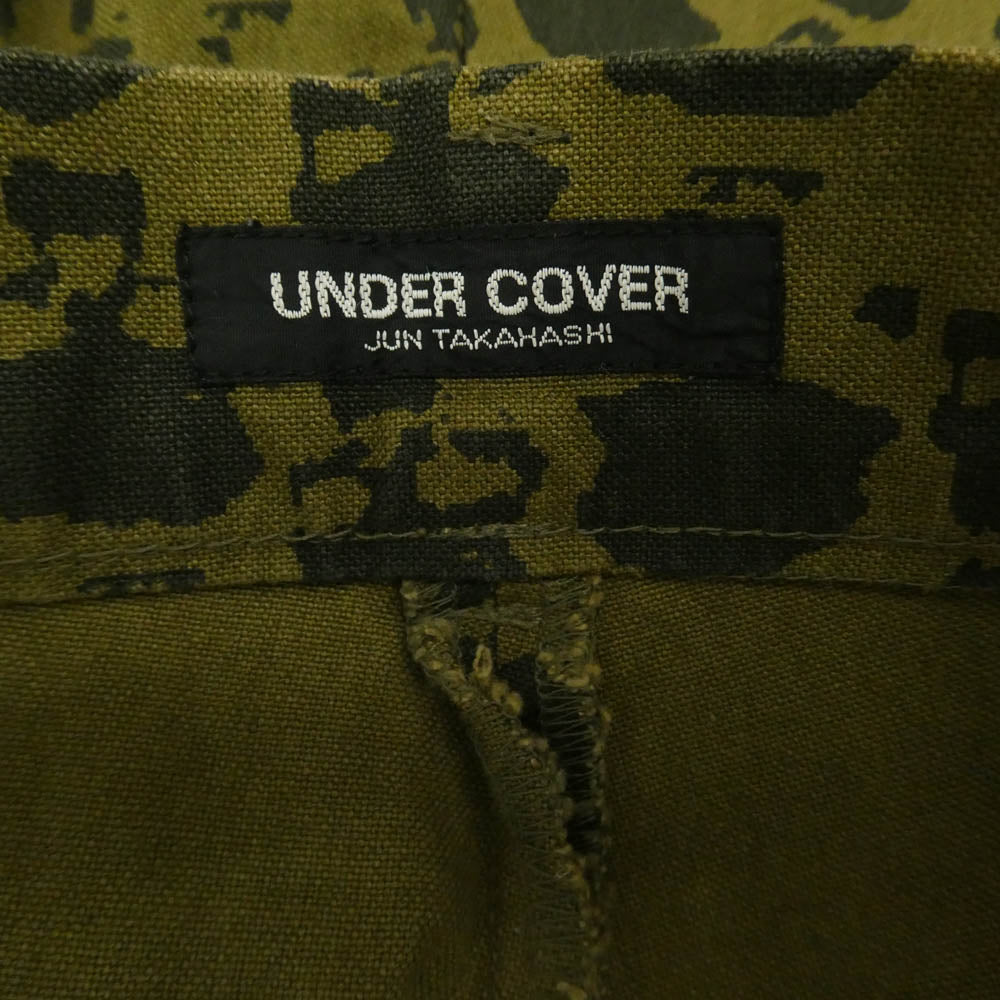 UNDERCOVER 初期 ドクロショーツ 96ss UC-6S-P-11 UNDERCOVER アンダーカバー 96ss UC-6S-P-11 Skull Shorts 90s ドクロ
