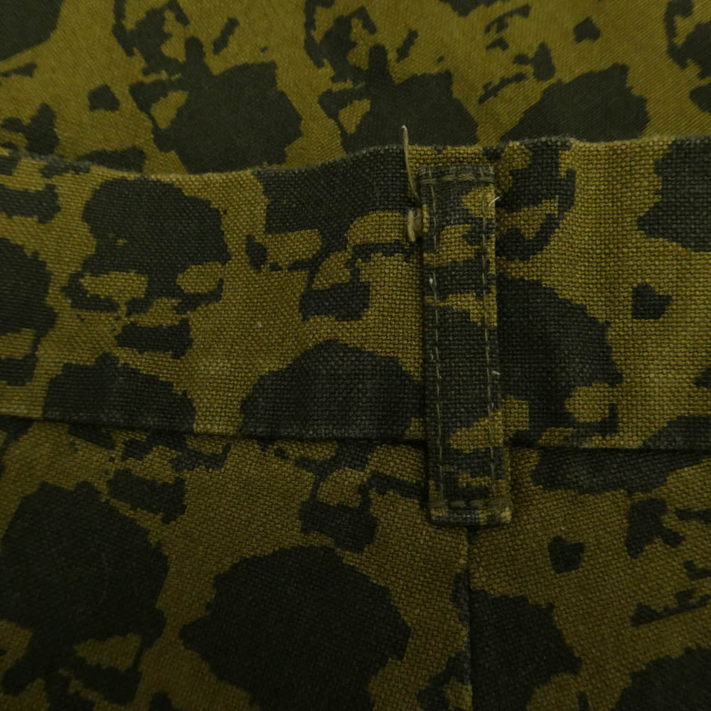 UNDERCOVER アンダーカバー 96ss UC-6S-P-11 Skull Shorts 90s ドクロ期 スカル ハーフパンツ ショーツ グリーン系 不明【中古】