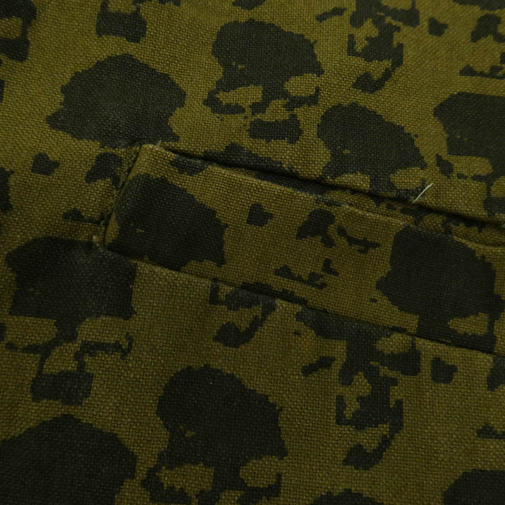 UNDERCOVER アンダーカバー 96ss UC-6S-P-11 Skull Shorts 90s ドクロ期 スカル ハーフパンツ ショーツ グリーン系 不明【中古】