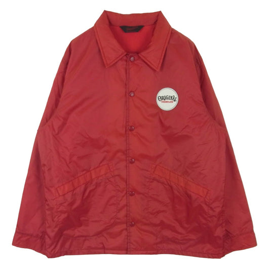 TENDERLOIN テンダーロイン 16AW T-COACH JKT ワッペン バックロゴ ナイロン コーチ ジャケット レッド系 XS【中古】