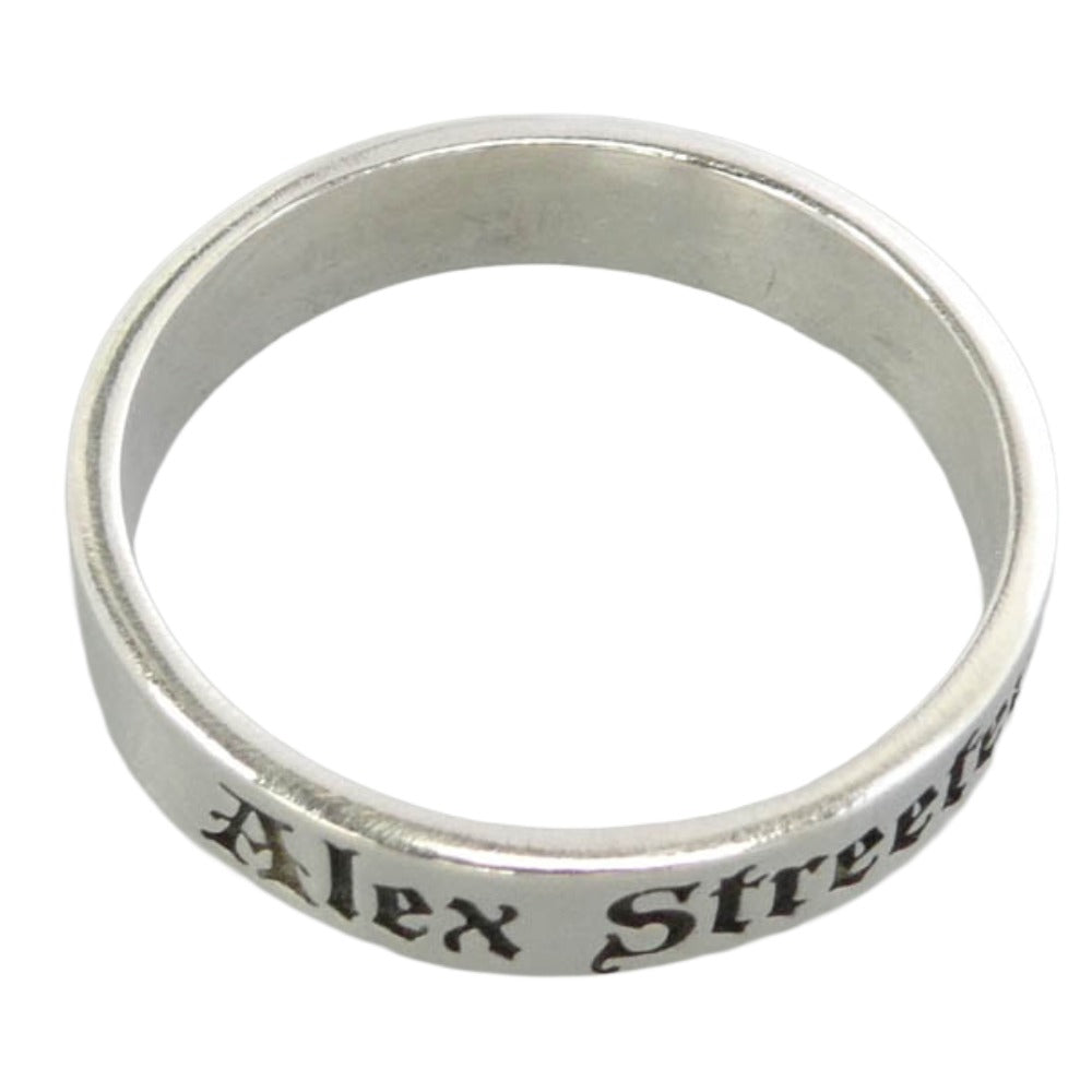 ALEX STREETER アレックスストリーター 1971 ロゴ スペーサー リング シルバー系 約20号【中古】