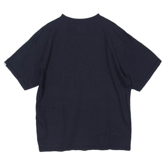 WTAPS ダブルタップス 23SS 231ATDT-CSM40 AII SS COTTON LEAGUE オール ショート スリーブ コットン リーグ ロゴ刺? Tシャツ 半袖カットソー X03 ダークネイビー系 3【中古】