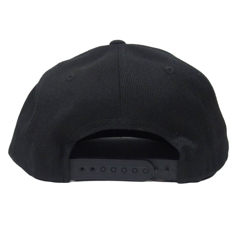 HideandSeek ハイドアンドシーク Indians baseball cap インディアンズ ベースボール ロゴ刺? キャップ 帽子 ブラック系【中古】