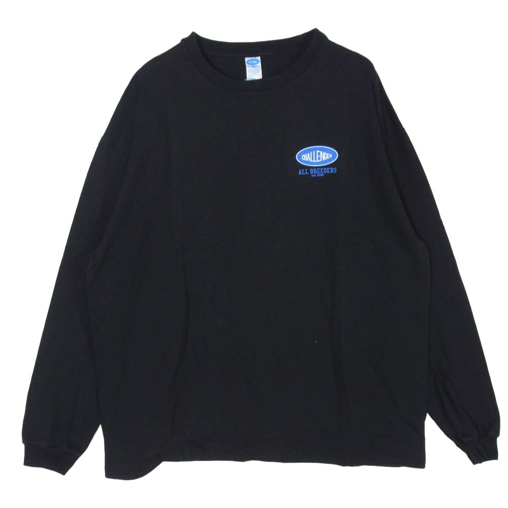 CHALLENGER チャレンジャー CLG-TS 025-030 L/S SUNSET DRIVE TEE サンセット ドライブ バック プリント ロングスリーブ 長袖Ｔシャツ ブラック系 XL【新古品】【未使用】【中古】