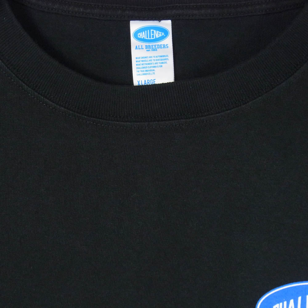 CHALLENGER チャレンジャー CLG-TS 025-030 L/S SUNSET DRIVE TEE サンセット ドライブ バック プリント ロングスリーブ 長袖Ｔシャツ ブラック系 XL【新古品】【未使用】【中古】