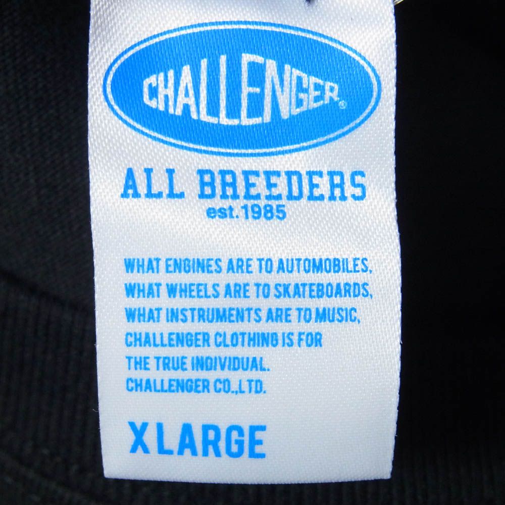 CHALLENGER チャレンジャー CLG-TS 025-030 L/S SUNSET DRIVE TEE サンセット ドライブ バック プリント ロングスリーブ 長袖Ｔシャツ ブラック系 XL【新古品】【未使用】【中古】