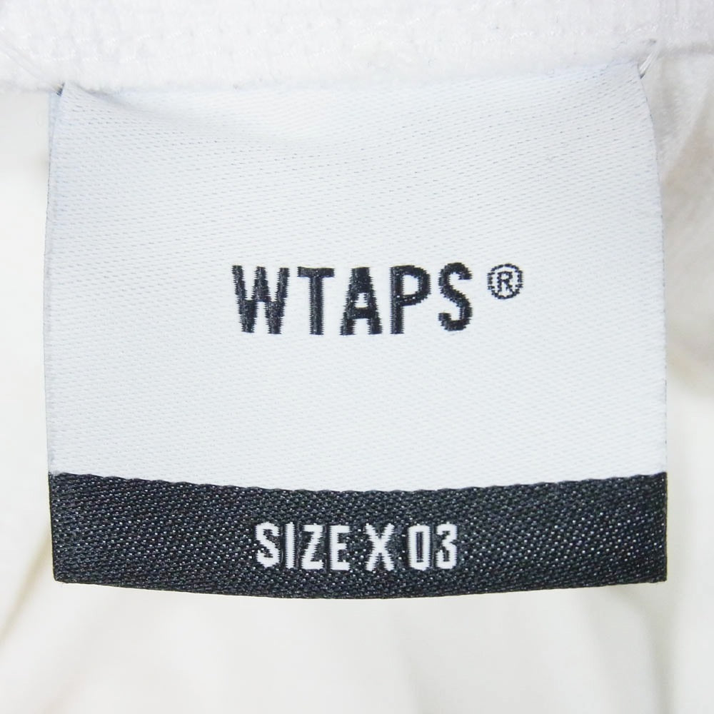 WTAPS ダブルタップス 23SS 231ATDT-CSM32 WUS SHORTS CPTL WUT ワス ショーツ キャピタル ワット ジャージー スウェット ショーツ ハーフ ショート パンツ X03 ホワイト系 3【中古】