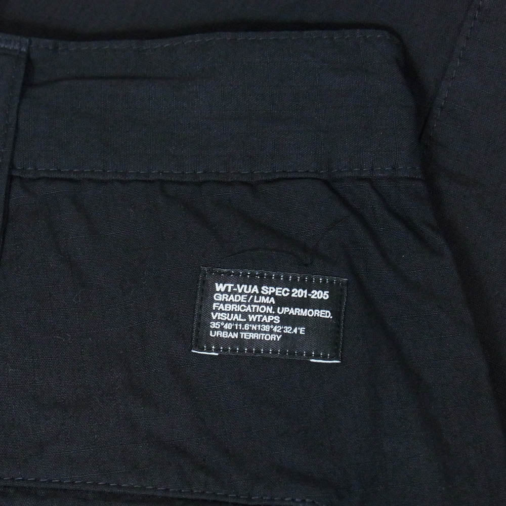 WTAPS ダブルタップス 25SS 251WVDT-PTM06 SHORTS COTTON RIPSTOP ショート コットン リップストップ カーゴショーツ ハーフパンツ X03 ブラック系 3【中古】