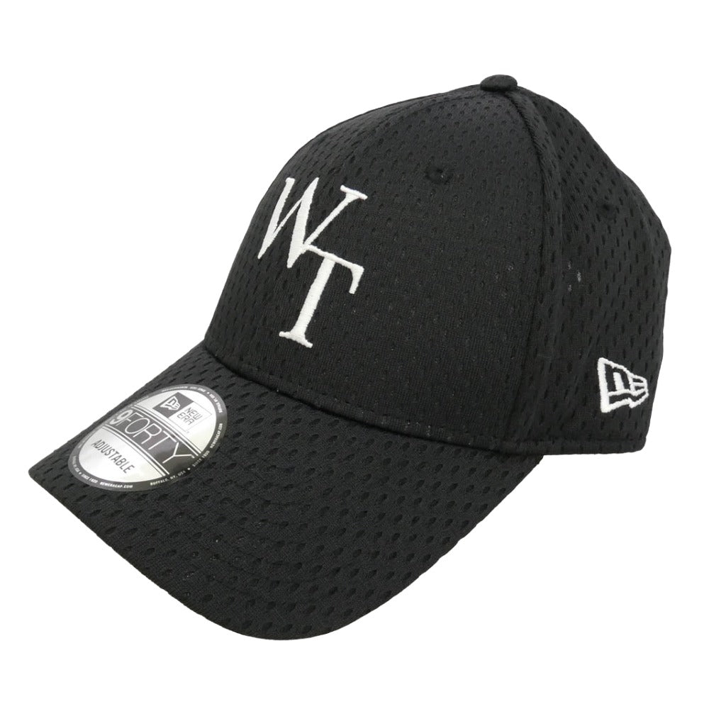 WTAPS ダブルタップス NEW ERA ニューエラ 25SS 251NENED-HT01 × NEWERA 9FORTY POLY MESH CAP ニューエラ ポリ メッシュ キャップ 帽子 X00 ブラック系 FREE【新古品】【未使用】【中古】