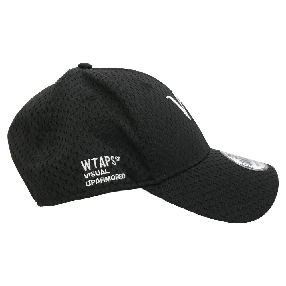WTAPS ダブルタップス NEW ERA ニューエラ 25SS 251NENED-HT01 × NEWERA 9FORTY POLY MESH CAP ニューエラ ポリ メッシュ キャップ 帽子 X00 ブラック系 FREE【新古品】【未使用】【中古】