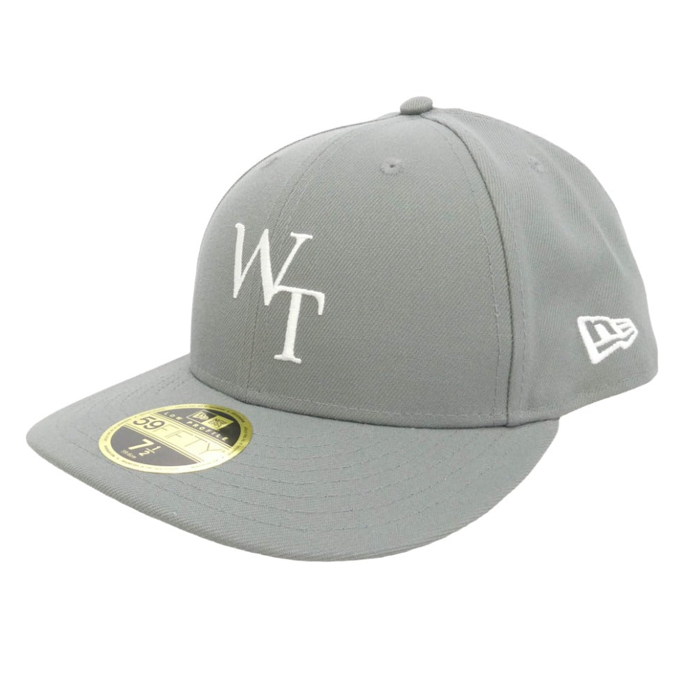 WTAPS ダブルタップス NEW ERA ニューエラ 25AW 252NENED-HT01 × NEW ERA 59FIFTY LOW PROFILE CAP POLY TWILL ニューエラ ロー プロファイル キャップ ポリ ツイル 帽子 X03 グレー系 59.6cm【新古品】【未使用】【中古】
