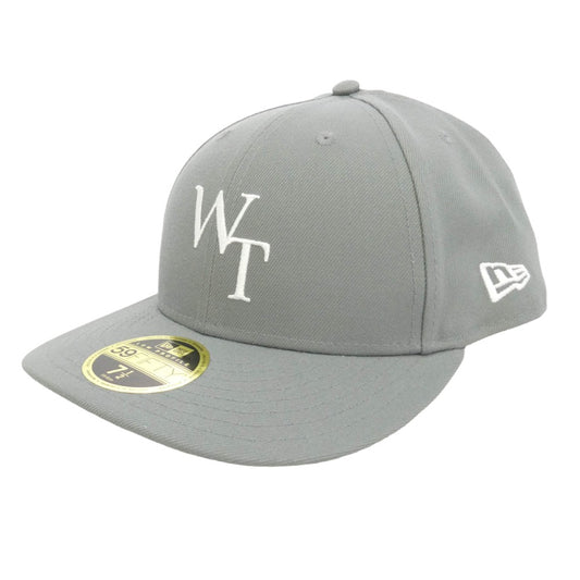 WTAPS ダブルタップス NEW ERA ニューエラ 25AW 252NENED-HT01 × NEW ERA 59FIFTY LOW PROFILE CAP POLY TWILL ニューエラ ロー プロファイル キャップ ポリ ツイル 帽子 X03 グレー系 59.6cm【新古品】【未使用】【中古】