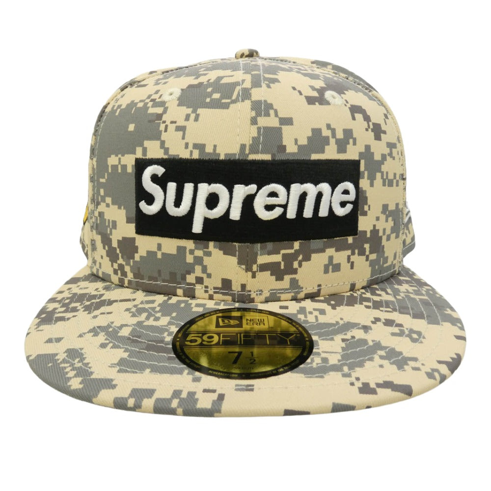 Supreme シュプリーム NEW ERA ニューエラ 25AW × New Era MLB Teams Box Logo Pittsburgh Pirates Digi Camo ニューエラ ボックス ロゴ ピッツバーグ・パイレーツ キャップ 帽子 ベージュ系 59.6cm【新古品】【未使用】【中古】