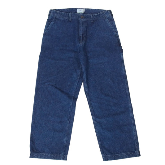 WTAPS ダブルタップス 25SS 252WVDT-PTM04 TROUSERS COTTON DENIM PANTS ロゴ トラウザーズ コットン デニム パンツ X03 インディゴブルー系 3【中古】