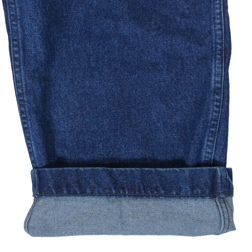 WTAPS ダブルタップス 25SS 252WVDT-PTM04 TROUSERS COTTON DENIM PANTS ロゴ トラウザーズ コットン デニム パンツ X03 インディゴブルー系 3【中古】