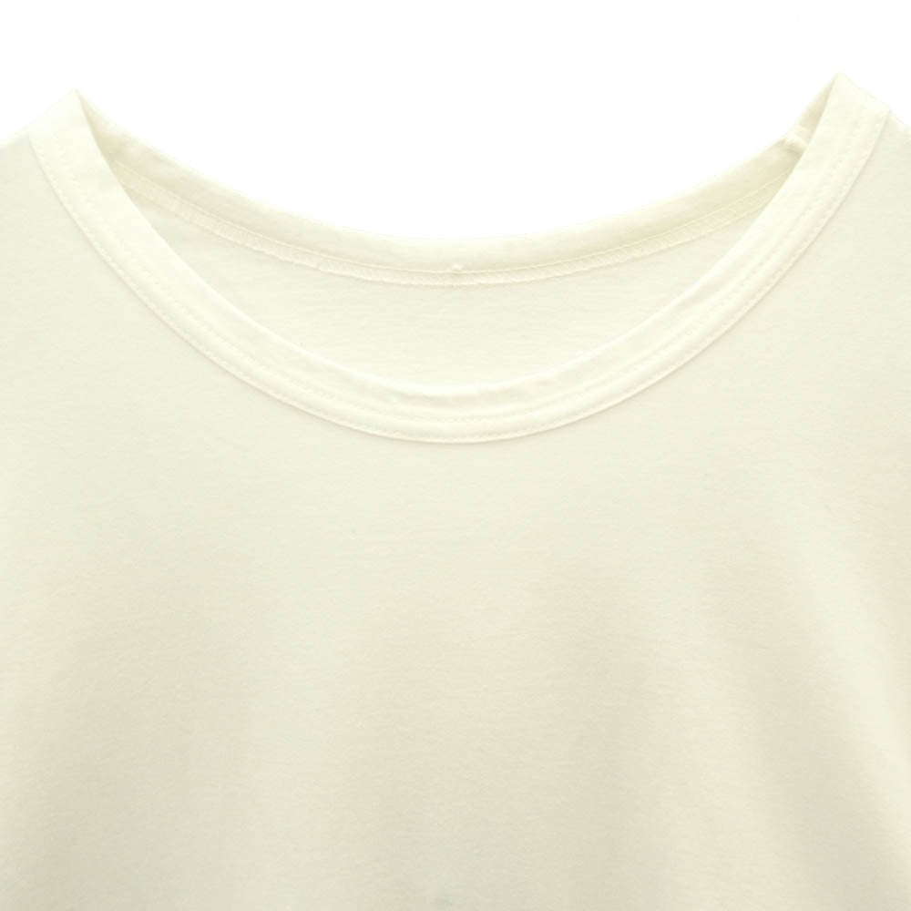 Yohji Yamamoto ヨウジヤマモト GA-T06-040 Ground Y COTTON JERSEY HEM ROUND JUMBO T-SHIRT LONG SLEEVES コットン天竺 ヘムラウンド ジャンボ 長袖 Tシャツ ホワイト系 3【中古】