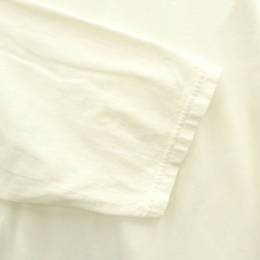 Yohji Yamamoto ヨウジヤマモト GA-T06-040 Ground Y COTTON JERSEY HEM ROUND JUMBO T-SHIRT LONG SLEEVES コットン天竺 ヘムラウンド ジャンボ 長袖 Tシャツ ホワイト系 3【中古】