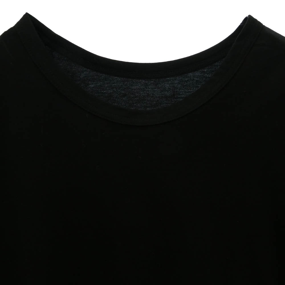 Yohji Yamamoto ヨウジヤマモト GA-T06-040 Ground Y COTTON JERSEY HEM ROUND JUMBO T-SHIRT LONG SLEEVES コットン天竺 ヘムラウンド ジャンボ 長袖 Tシャツ ブラック系 3【中古】