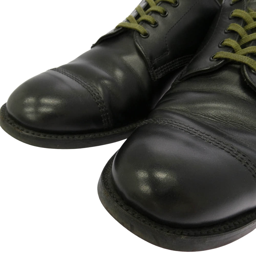 SANDERS サンダース URBAN RESEARCH アーバンリサーチ 2521-UM24 URBAN RESEARCH別注 MILITARY DERBY SHOE ミリタリー ダービー レザー シューズ ブラック系 EU8【中古】
