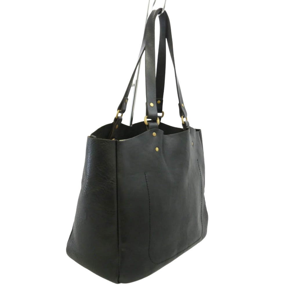 スロウ 4920003M Bono Width Type Leather Tote Bag ボーノ レザー トートバック ブラック系【中古】
