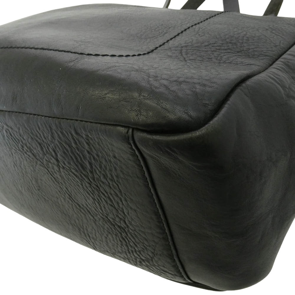 スロウ 4920003M Bono Width Type Leather Tote Bag ボーノ レザー トートバック ブラック系【中古】