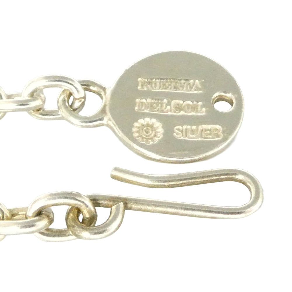 PUERTA DEL SOL プエルタデルソル NE081-60 SILVER CHAIN NECKLACE シルバー チェーン ネックレス シルバー系【中古】