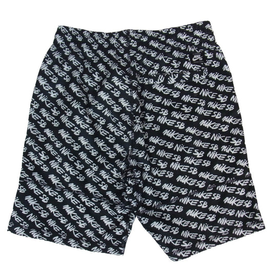 NIKE ナイキ 860139-010 DRI-FIT ロゴプリント ショーツ ショート ハーフ パンツ ブラック系 M【中古】