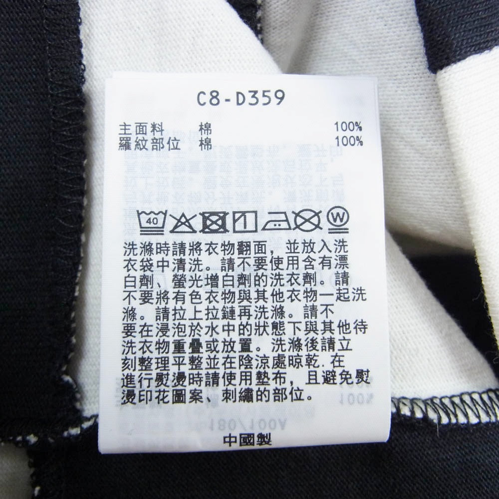 JOURNAL STANDARD ジャーナルスタンダード Champion チャンピオン 26071465002220 x CHAMPION チャンピオン 別注 パッチワーク チェッカーフラッグ クルーネック 半袖 Tシャツ ブラック系 ホワイト系 L【中古】