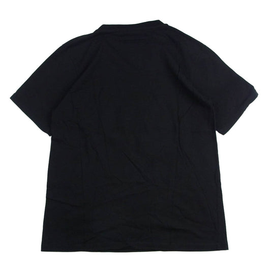 agnes b. アニエスベー Adam et Rope' アダムエロペ HOMME オム x ADAM ET ROPE アダムエロペ 8807SCV7 別注 ビッグロゴ クルーネック 半袖 Tシャツ ブラック系 XL【中古】