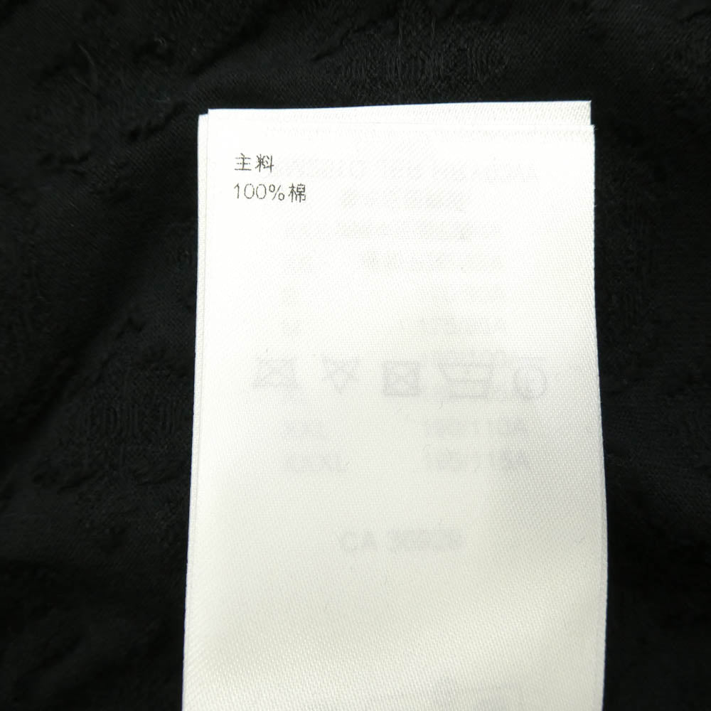 LOUIS VUITTON ルイ・ヴィトン 25SS Monogram Jacquard T-shirt モノグラム ジャカード クルーネック 半袖 Tシャツ ブラック系 L【極上美品】【中古】