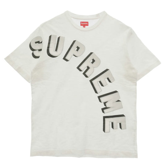 Supreme シュプリーム 18SS Gradient Arc Top グラディエント アーク トップ クルーネック 半袖 Tシャツ ホワイト系 M【中古】