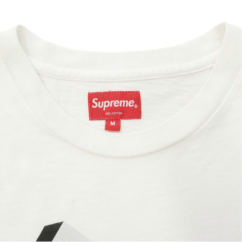 Supreme シュプリーム 18SS Gradient Arc Top グラディエント アーク トップ クルーネック 半袖 Tシャツ ホワイト系 M【中古】