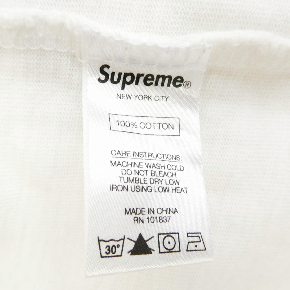 Supreme シュプリーム 18SS Gradient Arc Top グラディエント アーク トップ クルーネック 半袖 Tシャツ ホワイト系 M【中古】