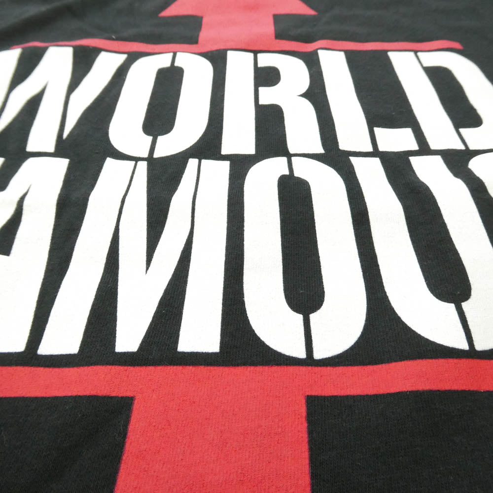 Supreme シュプリーム 26SS World Famous Tee ワールドフェイマス クルーネック 半袖 Tシャツ ブラック系 M【美品】【中古】