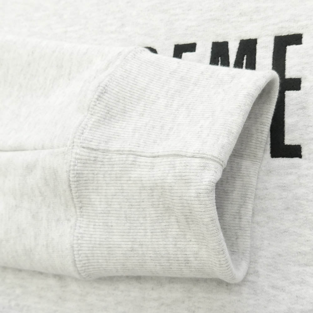 Supreme シュプリーム 18AW World Famous Crewneck ワールドフェイマス クルーネック スウェット オフホワイト系 M【極上美品】【中古】