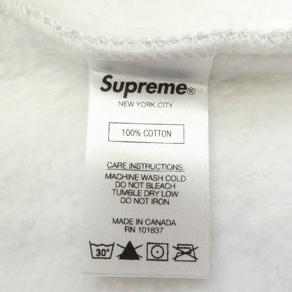 Supreme シュプリーム 18AW World Famous Crewneck ワールドフェイマス クルーネック スウェット オフホワイト系 M【極上美品】【中古】