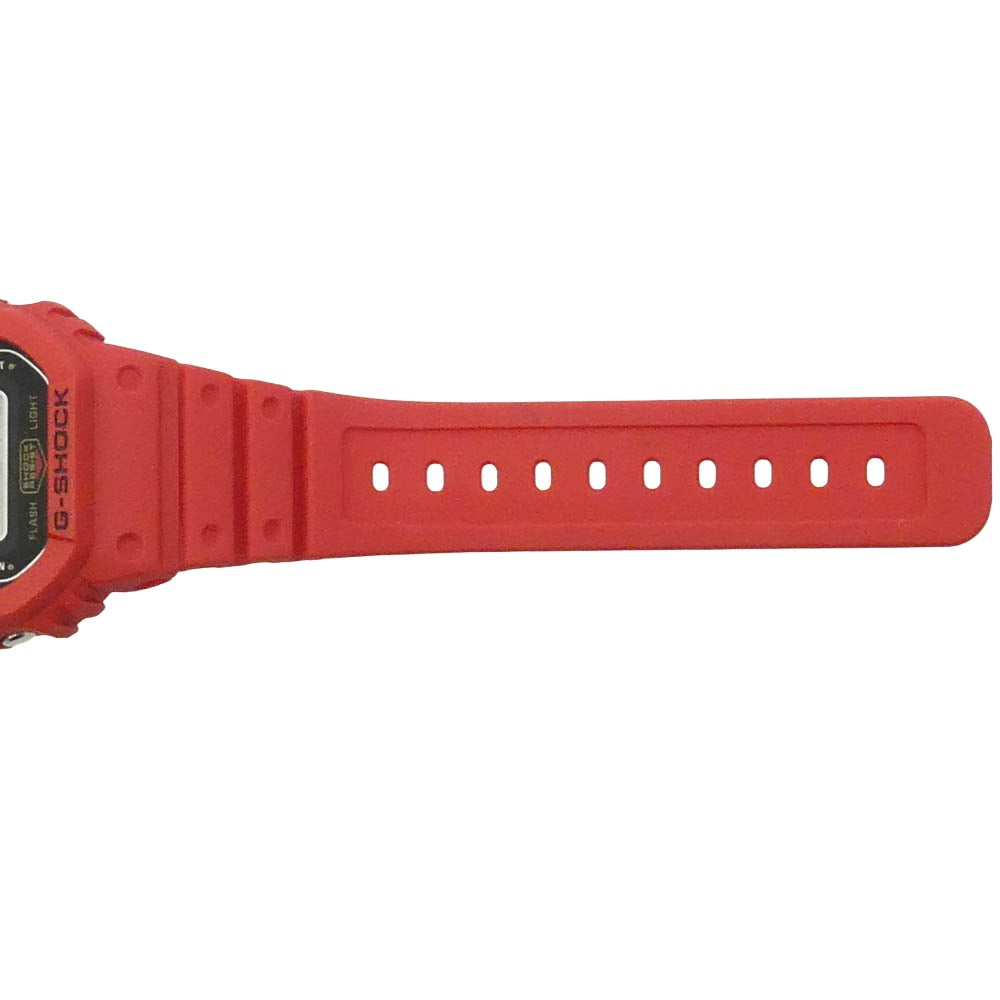 CASIO G-SHOCK カシオ ジーショック DWN-5600-4JR 5600シリーズ リングウォッチ nano ナノ リング スクエア デジタル 時計 エンジ系【極上美品】【中古】
