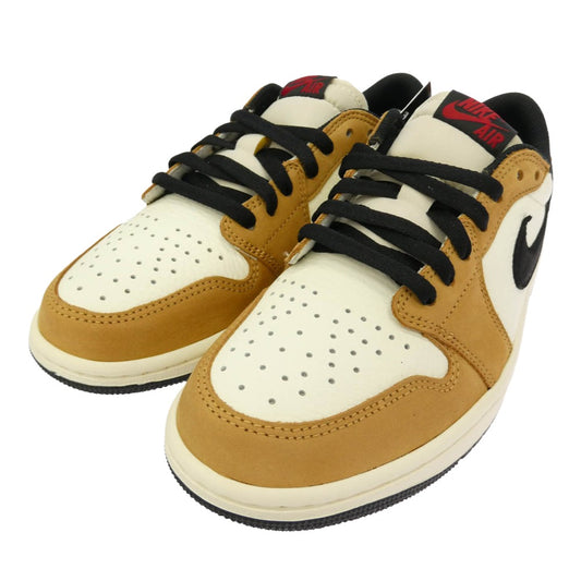 NIKE ナイキ CZ0790-107 Air Jordan 1 Low OG Rookie of the Year Sail and Golden Harvest AJ1 エアジョーダン1 ロー OG ルーキー オブ ザ イヤー ローカット スニーカー マルチカラー系 26.5cm【新古品】【未使用】【中古】