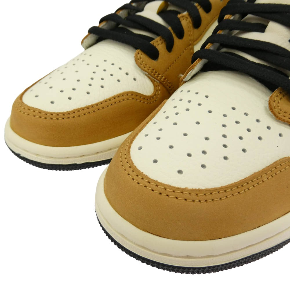NIKE ナイキ CZ0790-107 Air Jordan 1 Low OG Rookie of the Year Sail and Golden Harvest AJ1 エアジョーダン1 ロー OG ルーキー オブ ザ イヤー ローカット スニーカー マルチカラー系 26.5cm【新古品】【未使用】【中古】