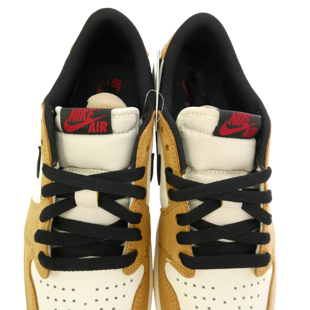 NIKE ナイキ CZ0790-107 Air Jordan 1 Low OG Rookie of the Year Sail and Golden Harvest AJ1 エアジョーダン1 ロー OG ルーキー オブ ザ イヤー ローカット スニーカー マルチカラー系 26.5cm【新古品】【未使用】【中古】