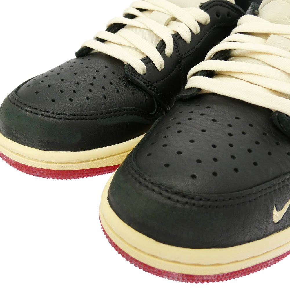 NIKE ナイキ IB8958-001 × Nigel Sylvester Air Jordan 1 Retro Low OG Better With Time AJ1 ナイジェル シルベスター エアジョーダン1 レトロ ロー OG ローカットスニーカー ブラック系 ホワイト系 26.5cm【新古品】【未使用】【中古】