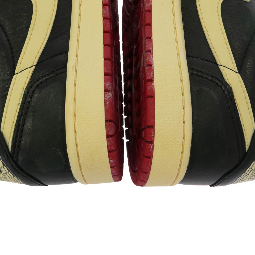 NIKE ナイキ IB8958-001 × Nigel Sylvester Air Jordan 1 Retro Low OG Better With Time AJ1 ナイジェル シルベスター エアジョーダン1 レトロ ロー OG ローカットスニーカー ブラック系 ホワイト系 26.5cm【新古品】【未使用】【中古】