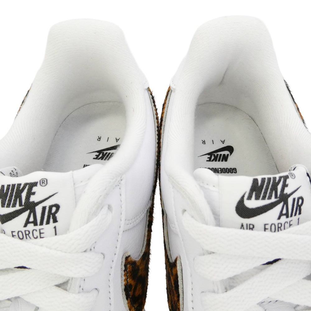 Supreme シュプリーム NIKE ナイキ GOODENOUGH グッドイナフ 25SS IM3483-100 × GOODENOUGH × Nike Air Force 1 Low White Leopard AF1 グッドイナフ ナイキ エアフォース1 ローカット スニーカー ホワイト系 26.5cm【新古品】【未使用】【中古】