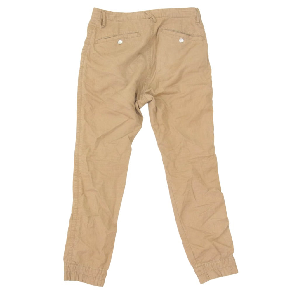 nonnative ノンネイティブ 15SS NN-P2718 DWELLER EASY RIB PANTS C/P GROSGRAIN ドウェラー イージー リブ パンツ グログラン ブラウン系 0 【中古】