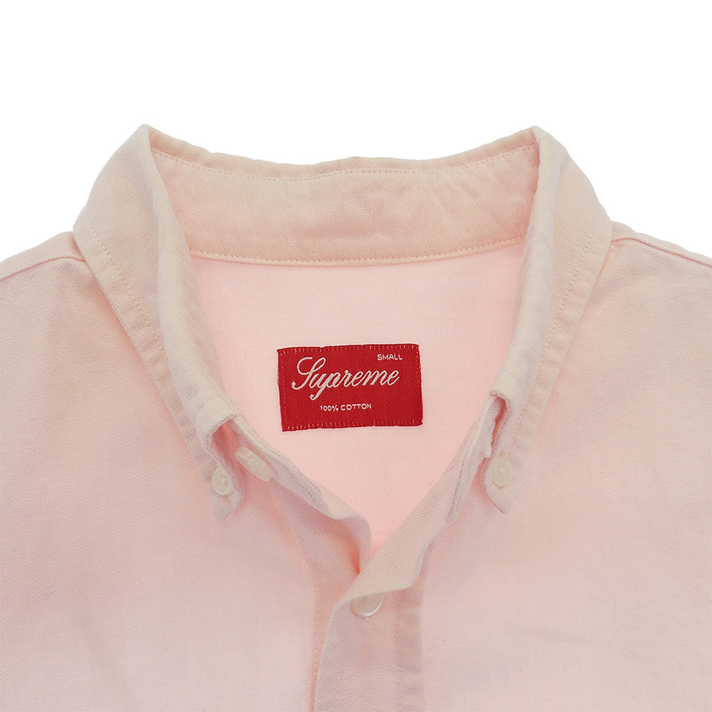 Supreme ピンク ボタンダウンシャツ Supreme シュプリーム S/S Shirt ショートスリーブ ボタンダウン 半袖
