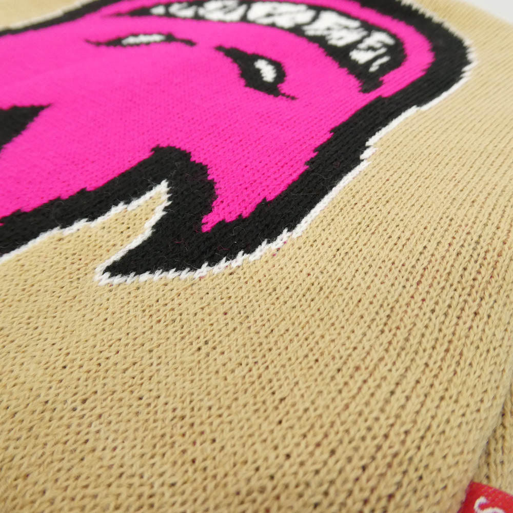Supreme シュプリーム 26SS x Spitfire スピットファイア Beanie Light Tan ビーニー ライトタン ニット 帽子 ベージュ系 ピンク系 58cm【新古品】【未使用】【中古】