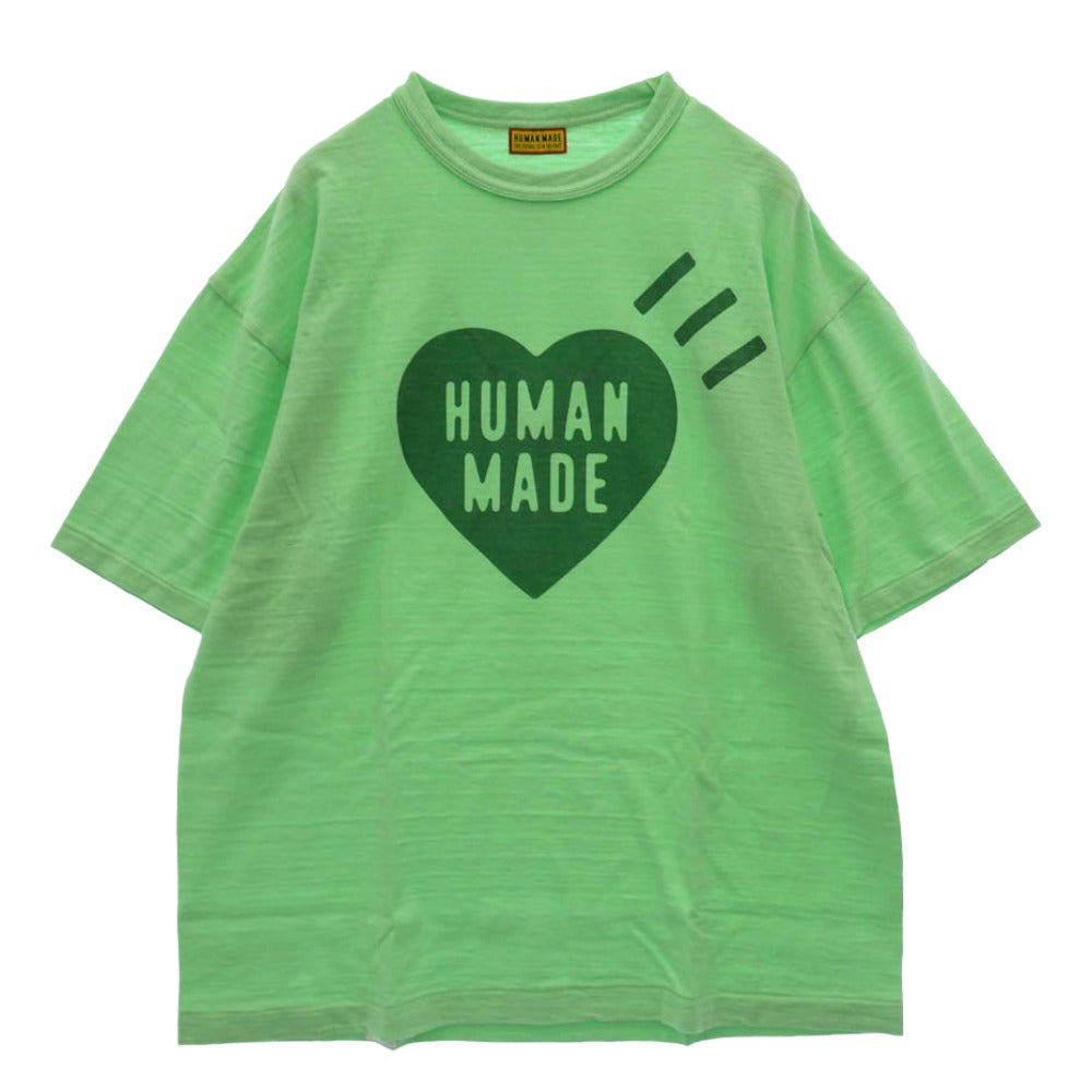 HUMAN MADE ヒューマンメイド 25AW HM29CS033 COLOR T-SHIRT カラー ロゴ 半袖 Tシャツ グリーン系 2XL【新古品】【未使用】【中古】