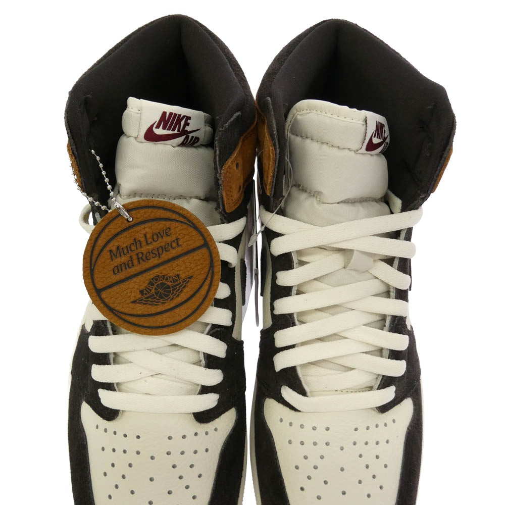 NIKE ナイキ Air Jordan 1 High OG Love Letter AJ1 エアジョーダン ハイ ラブレター ハイカット スニーカー マルチカラー系 28cm【新古品】【未使用】【中古】